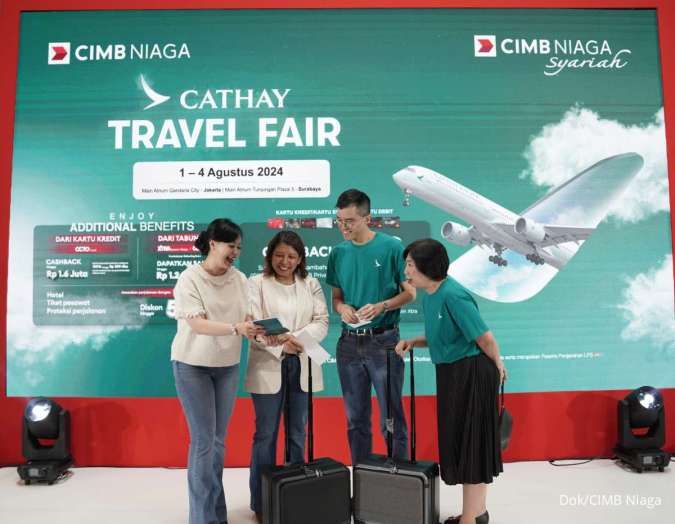 CIMB Niaga Hadirkan Promo Wisata ke Destinasi Favorit Dunia di Cathay Travel Fair2024 Selama 4 Hari